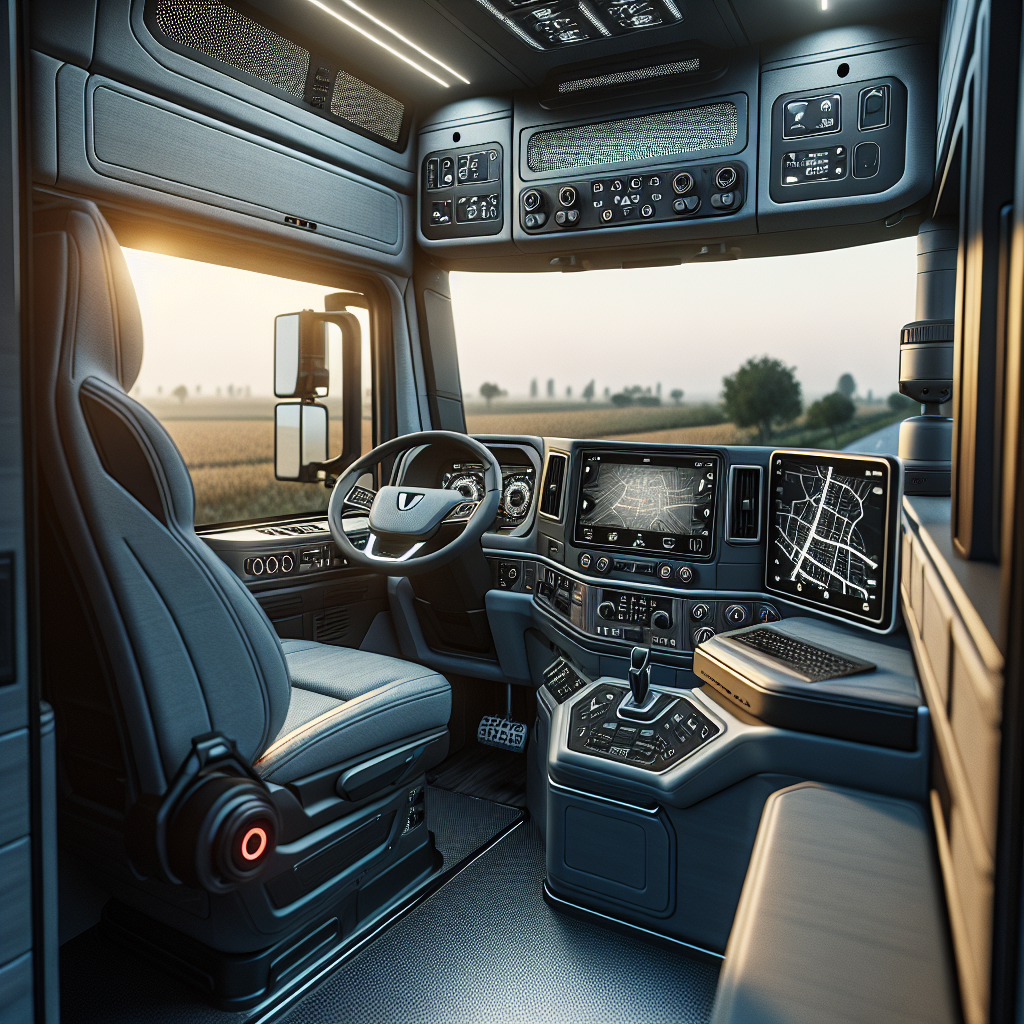 Innowacyjne rozwiązania w transporcie: kabina actros mp4